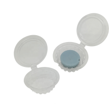 Custom Clear PET Round Wax Melts Clamshell Packaging Plastic